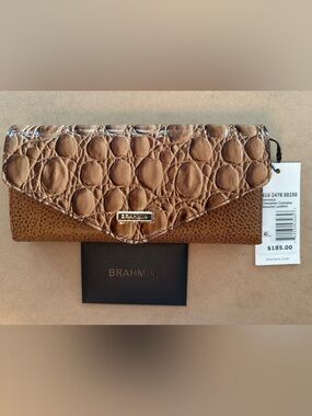 Brahmin Veronica Wallet - Cinnamon Cumulous - NWT